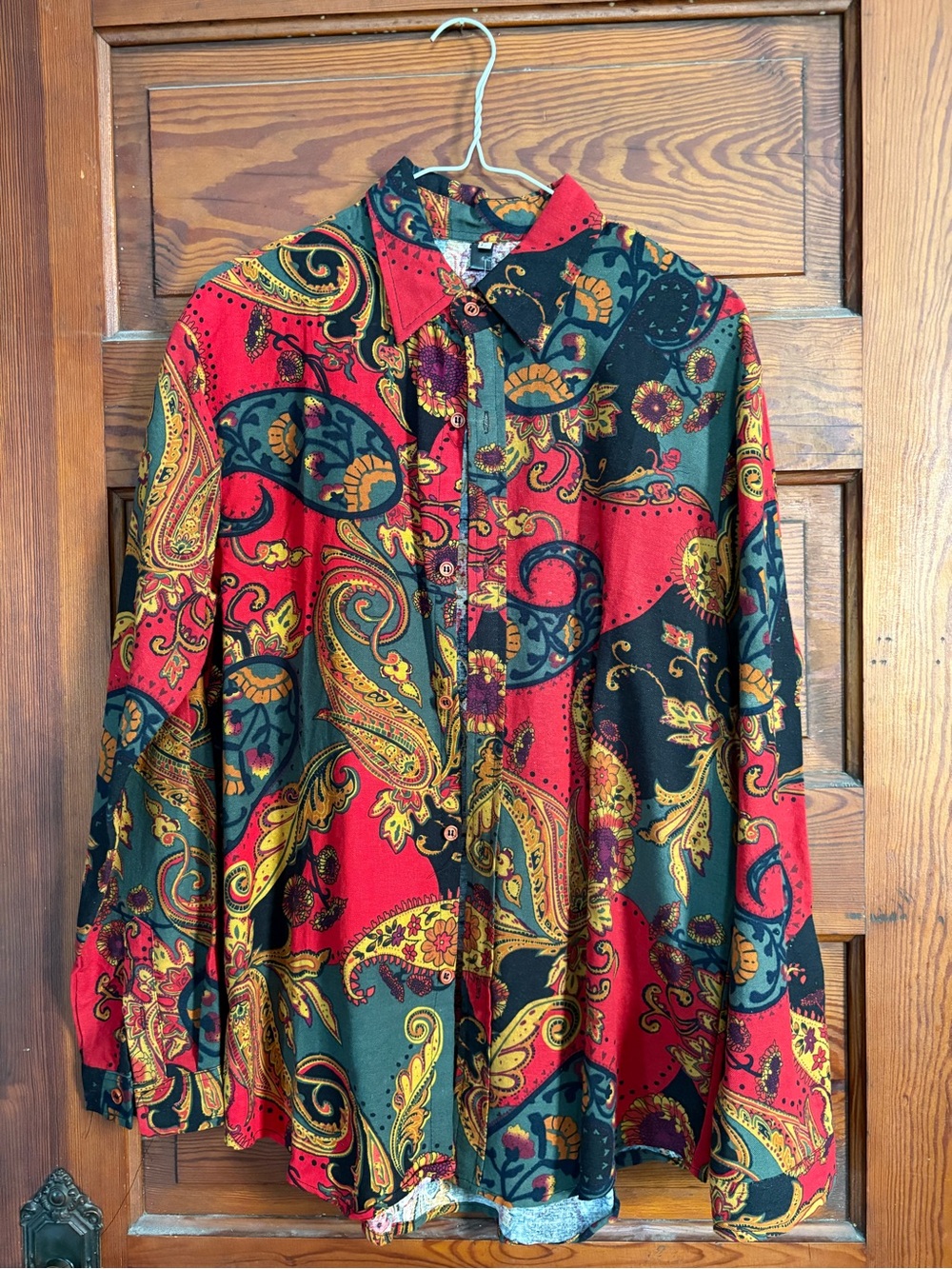 Casual Paisley Button-Down Shirt - NWT